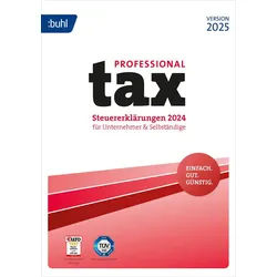Buhl Tax 2025 Professional Steuerjahr 2024 | Sofortdownload + Produktschlüssel