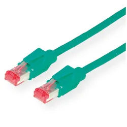 SECOMP Patchkabel Cat.6 (Class E) S/FTP, UC900 TM21, LSOH LAN-Kabel, RJ-45 Männlich (Stecker), RJ-45 Männlich (Stecker) (2000.0 cm) grün