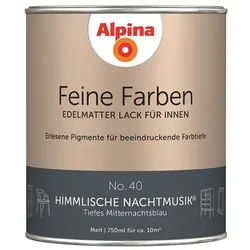 ALPINA Buntlack »Feine Farben«, 0,75 l, mitternachtsblau