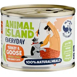 ANIMAL ISLAND Everyday Turkey with Goose 200g getreidefreie Mousse für Katzen ab 3 Monaten