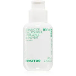 innisfree Green Tea Seed Hyaluronic Serum beruhigendes Gesichtsserum für hydratisierte und strahlende Haut 80 ml