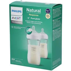 Philips Avent Natural Response Babyflasche aus Glas