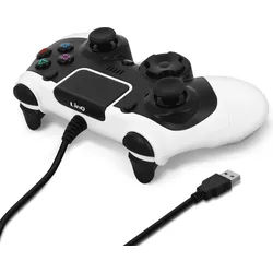 LinQ PS4 / PC Controller (PS4, PC), Gaming Controller, Schwarz