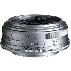 Voigtländer Ultron 27mm f/2.0 Fujifilm X silber