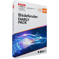 Bitdefender Family Pack ; 15 Geräte 1 Jahr