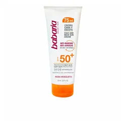 babaria Sonnenschutzcreme Face And Neck Sun Cream Anti Spot Wrinkle Spf50 75ml