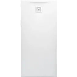 LAUFEN Pro Duschwanne H2129590770001 Marbond Ablauf kurze Seite hellgrau
