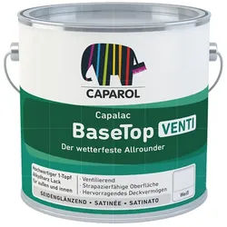 Caparol Lack Capalac Basetop Venti - 2.5 Ltr (Weiss)