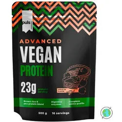 Puls Nutrition Advanced Vegan Proteindrink mit Apfelkuchen-Geschmack Pulver 500 g