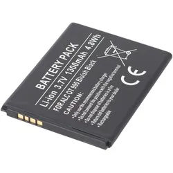 AccuCell Akku passend für ALCATEL One Touch 990 Bluish Black, CA