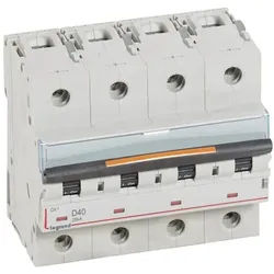 Legrand 409850 DX3 LS-Schalter D 40A 4-polig 25kA 400VAC 6TE