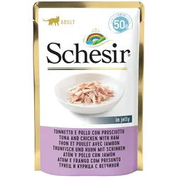 Schesir Thunfisch mit Huhn und Schinken in Gelee 50g