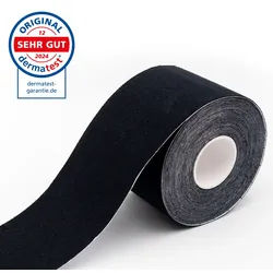 axion® Kinesio Tape Rolle Schwarz – 500 x 5 cm Bandage(s) 1 St