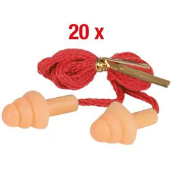 KS Tools Ohrstöpsel PU, mit Schnur und Pilzkopf, 20 Paar