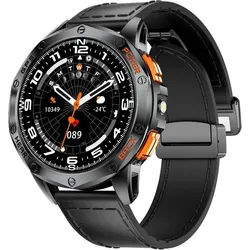 DREMAC DM1-E Smartwatch (3,6 cm, android ios), Robuste Herren Smartwatch mit GPS Navigation und 110+ Sportmodi schwarz