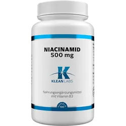 Klean Labs Niacinamid (B3) 500 mg Kapseln