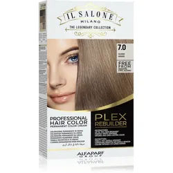 Alfaparf Milano Il Salone Milano Plex Rebuilder Permanent-Haarfarbe Farbton 7.0 - Blonde 1 St.