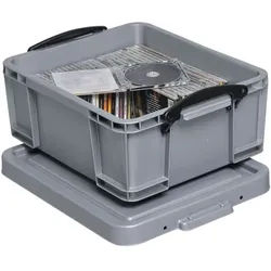 Really Useful Box Aufbewahrungsbox 18.0 L silber, 20x39 cm
