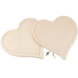 Holz Frank Schneidebrett Herz Schneidebrett aus FSC® Ahorn - 24 x 24 x 1,5 cm - mit Saftrille, Holz, (1-St) beige