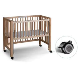 tiSsi Beistellbett , Buchefarben , Holz , Buche , massiv , 94x46x42 cm , höhenverstellbar, sehr stabil , Babymöbel & Kindermöbel, Babyzimmer, Babybetten, Beistellbetten