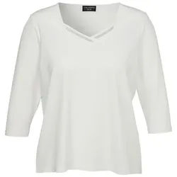 VIA APPIA DUE Longshirt (1-tlg) Große Größen grau 46