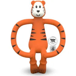 Matchstick Monkey Beißring Tiger 1 St orange