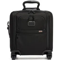 Tumi Alpha 3 Kompakte Aktentasche auf 4 Rollen (klein) Black
