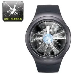 4x Panzerfolie für Samsung Galaxy Gear S2 ANTI-SCHOCK Displayschutzfolie HD KLAR