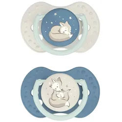 Difrax Dynamic Schnuller Nacht&Tag Boy 18+ Monate