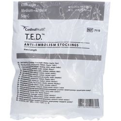 ConvidienTM T.e.dTM Anti-Embolie Kniestrümpfe M Regulär Größe C Weiß