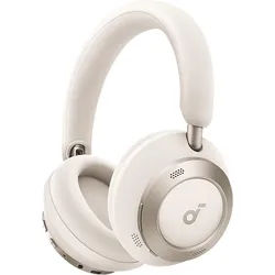 SOUNDCORE BY ANKER Space One Pro, Over-ear Kopfhörer Bluetooth Cream White