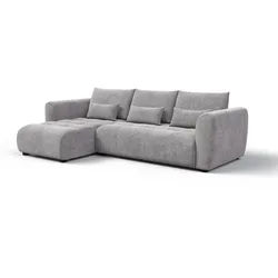 ECKSOFA SORENO 4-Sitzer, platingrau