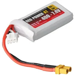 Pichler RED POWER XT LiPo Akku 400 mAh – 7,4 V 2S1P mit XT30 Stecker
