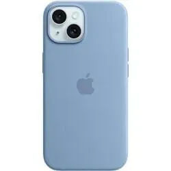 Apple Silikon Case mit MagSafe für Apple iPhone 15 Plus, winterblau