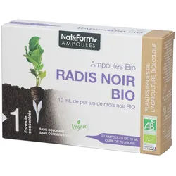 Nat & Form Ampullen Radis noir Bio