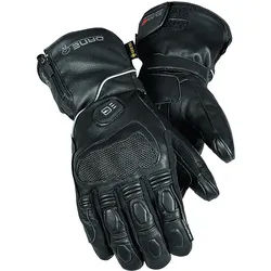 DANE Vinter Evo beheizbare wasserdichte Winter Motorrad Handschuhe, schwarz, Größe XL für Männer