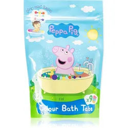 Peppa Pig Colour Bath Tabs farbige Brausetabletten zum Baden 9x16 g
