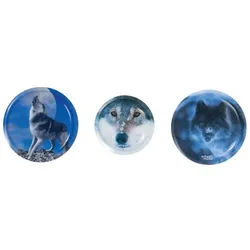 SCHOOL-MOOD® Schulranzen School Mood 3er Patchy-Set Felix (Wolf)
