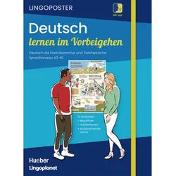 Lingoposter: Deutsch Lernen Im Vorbeigehen, Gebunden