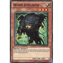 ReCollectibles Sammelkarte YuGiOh Karte Wurm Jetelikpse deutsch, Yu-Gi-Oh! Karte STOR-DE096 Common weiß