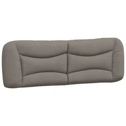 vidaXL Kopfteil, Bett Kopfteil-Kissen Taupe 160 cm Stoff