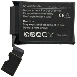 Akku passend für die Apple iWatch 2 38mm Li-Polymer Akku A1760, 3,77V, 273mAh, 1,0Wh, built-in, w/o tools