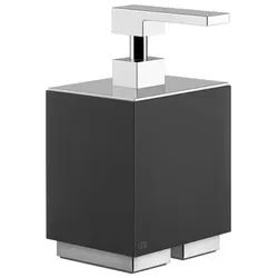 Gessi Rettangolo Accessoires Seifenspender Standversion, Behälter schwarz, 20838099, Farbe: Schwarz XL