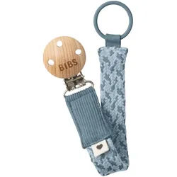 BIBS Paci Braid Schnullerclip Petrol / Baby Blue 1 St.