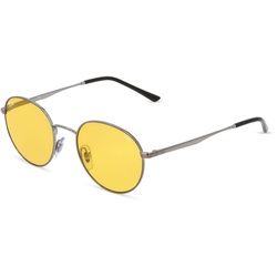 Ray-Ban RB 3681 Unisex-Sonnenbrille Vollrand Rund Metall-Gestell, Silber