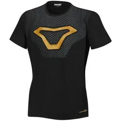 Macna Logo Damen T-Shirt, schwarz-gelb, Größe 2XL