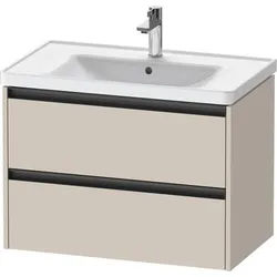 Duravit Ketho.2 Waschtischunterbau wandhängend Taupe Matt 784x455x549 mm - K25283091910000 K25283091910000