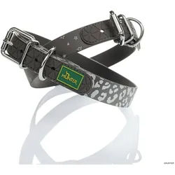 HUNTER Halsband Convenience Reflect L (60), grau Leopardenmuster