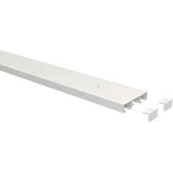 GARDINENSCHIENE / OBJEKTSCHIENE Primax 360 cm (geteilt in 2 x 180 cm), 2-läufig Weiß