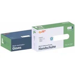 Medic To Go Nitril Untersuchungshandschuh, blau, puderfrei, Nitril Einweghandschuhe mit einer optimalen Passform und hoher Griffsicherheit, 1 Packung = 100 Stück, Größe L (8)